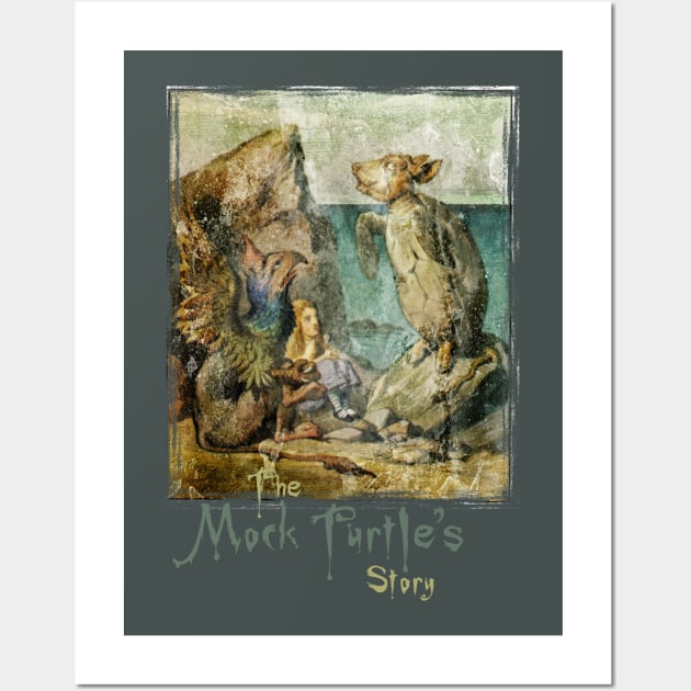 The Mock Turtle's Story - Alice In Wonderland Wall Art by The Blue Box